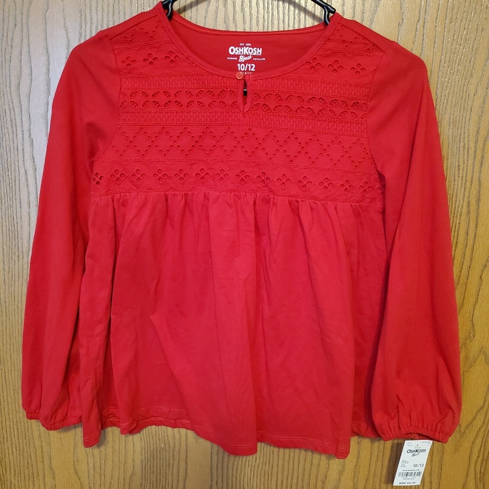 OshKosh Red Blouse